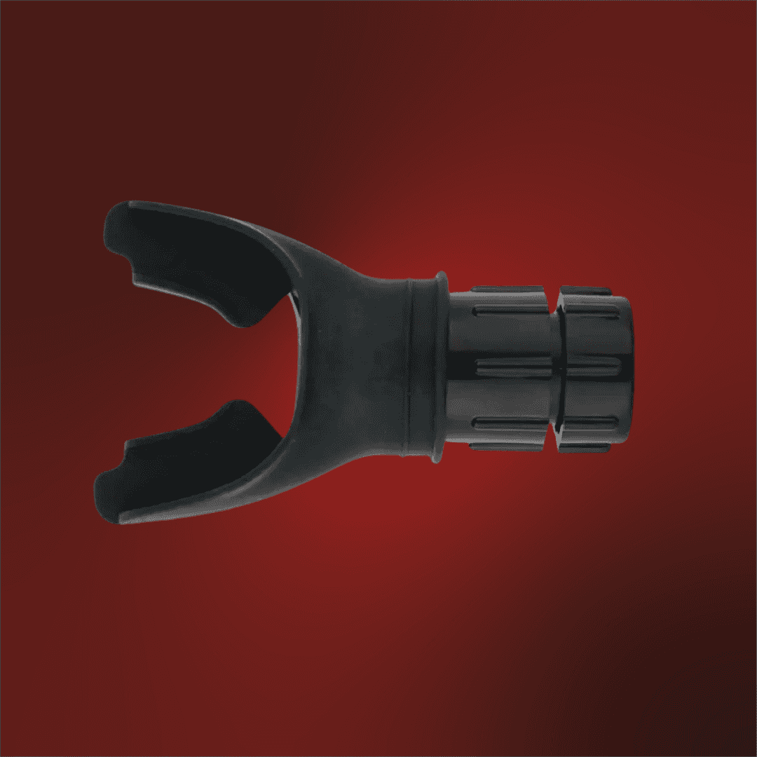 Sporting goods lung training device