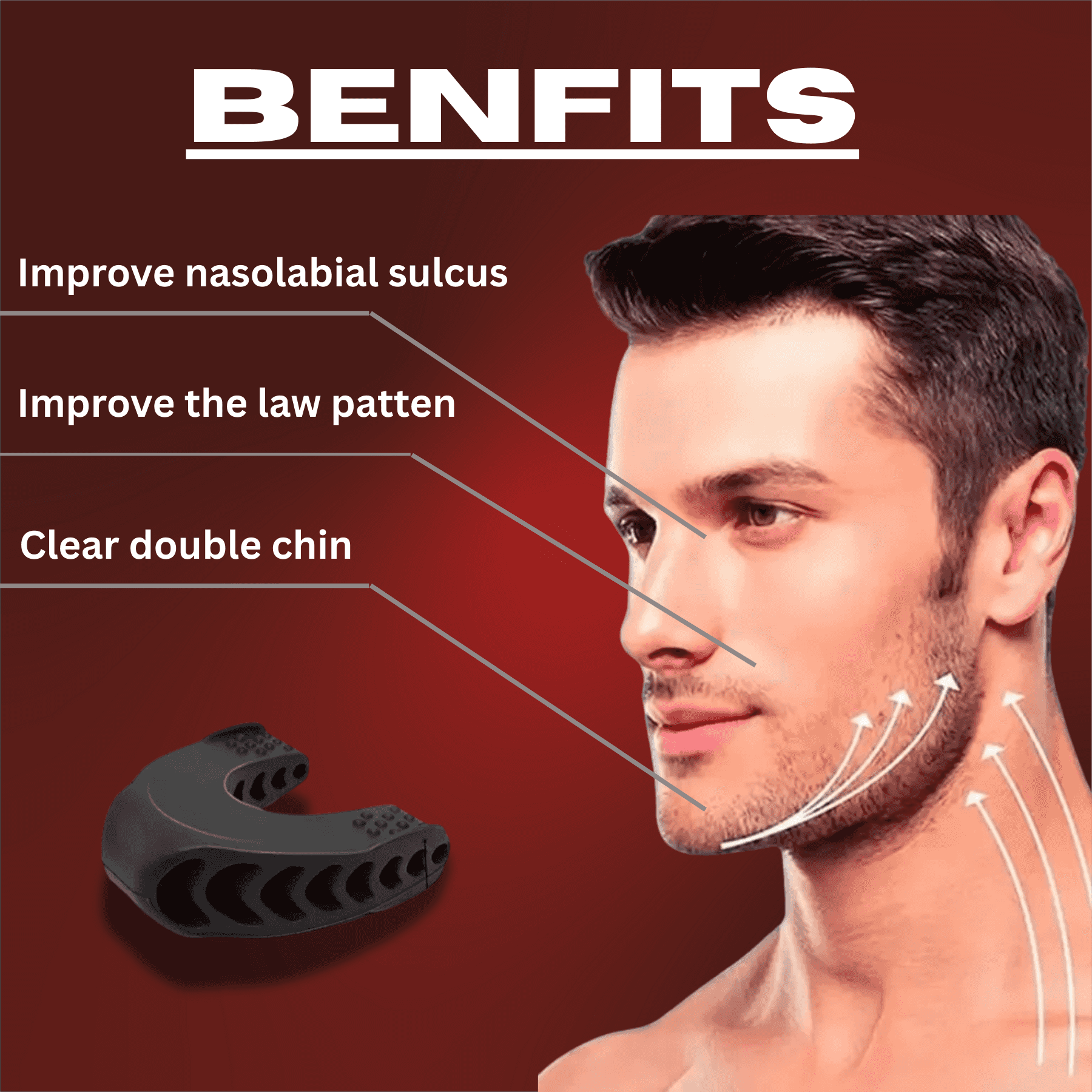 Jaw Exerciser for facial muscle training