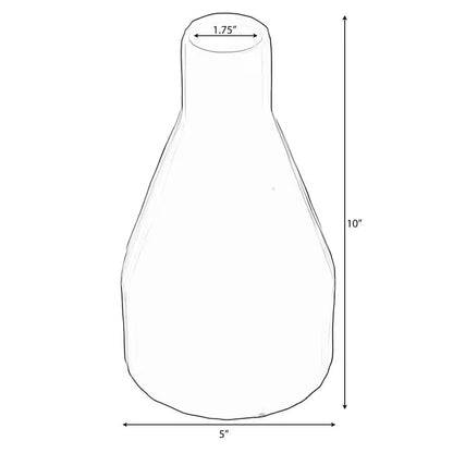 Modern Farmhouse Home Decor Accents; Boho Vases for Decor, Housewarming Gifts, Green, 10 In.